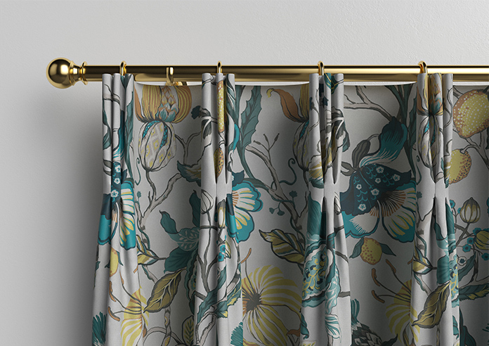 Morton, Teal - Made to Measure Curtains - Image 11